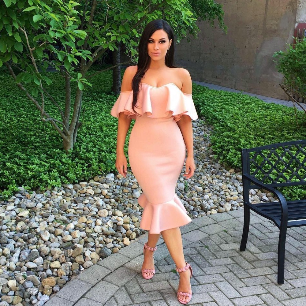 Intertwine collection dress - pink